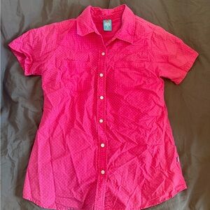 Julius & Friends Pink Polka Dot Blouse